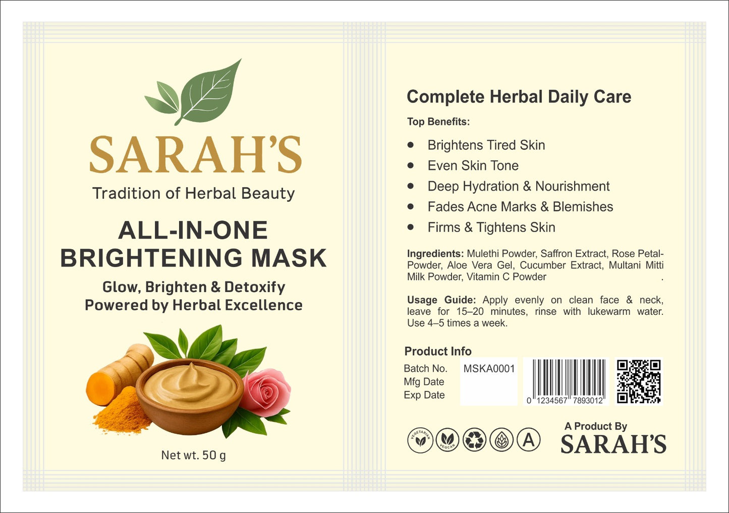 All-in-One Herbal Mask