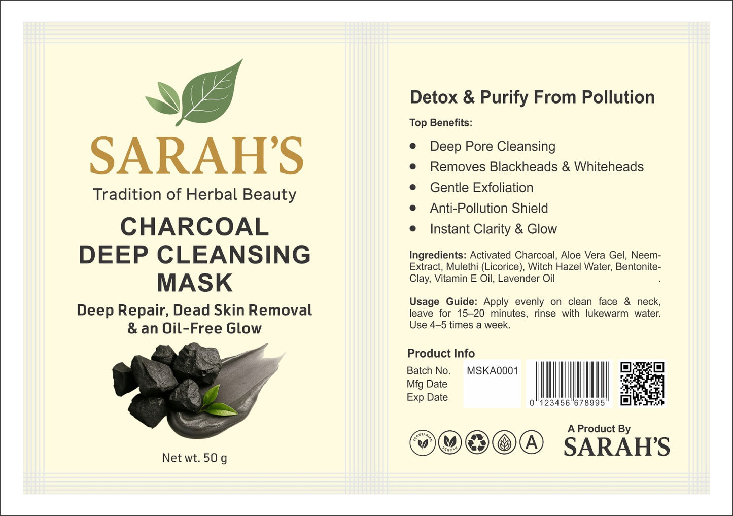 Charcoal Deep Cleanse Mask
